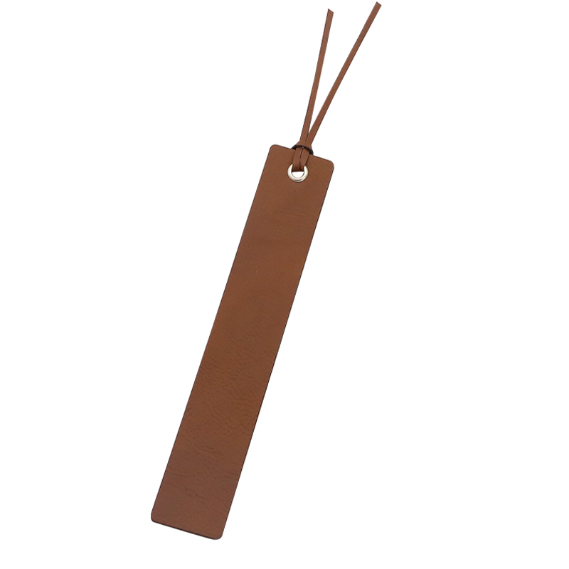 Laserable Leatherette Long Shape Bookmark