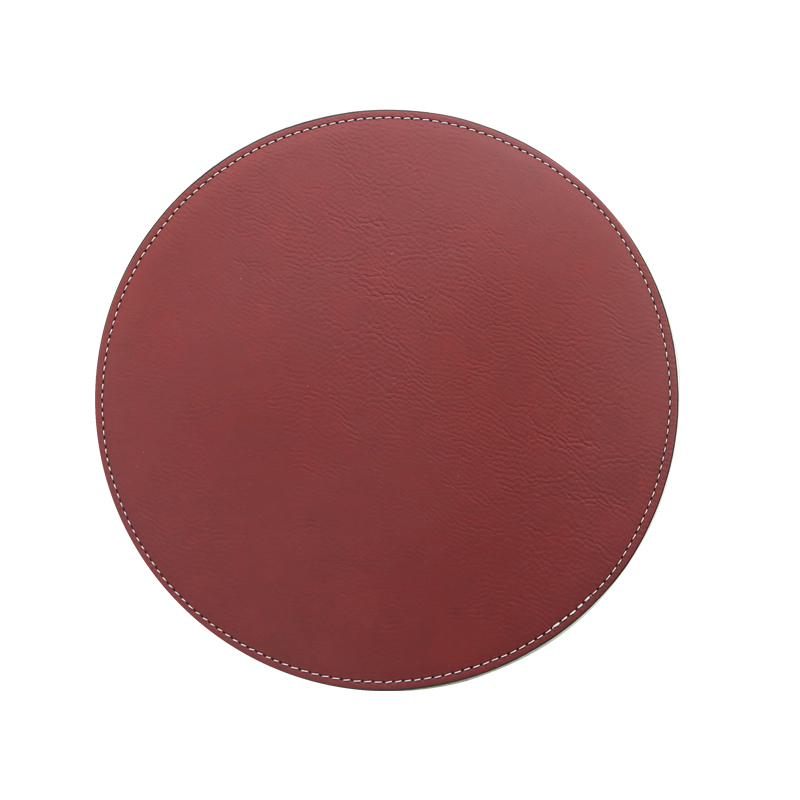 Laserable Leatherette Round Mouse Pad 20*20cm