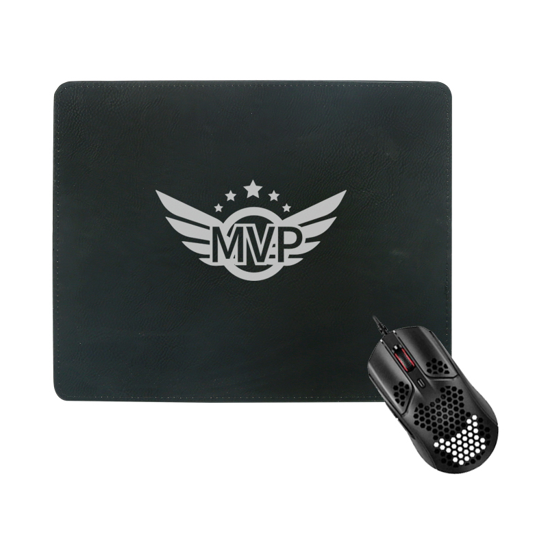 Laserable Leatherette Rectangle Mouse Pad 25*20cm