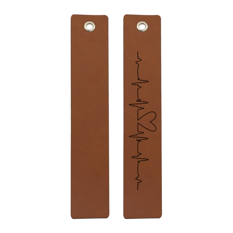 Laserable Leatherette Long Shape Bookmark