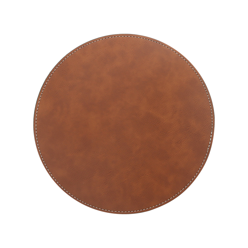 Laserable Leatherette Round Mouse Pad 20*20cm