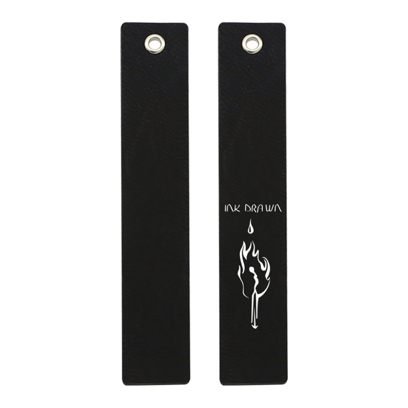 Laserable Leatherette Long Shape Bookmark