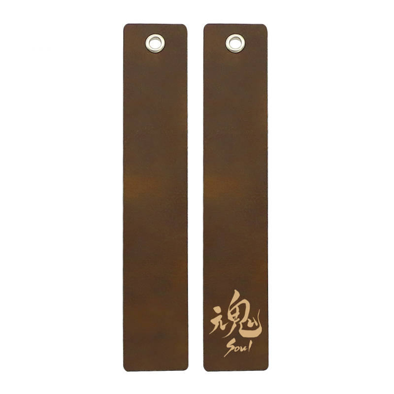 Laserable Leatherette Long Shape Bookmark