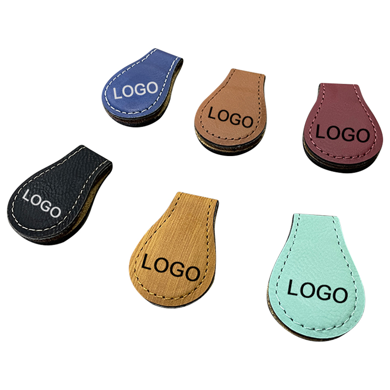 Laserable Leatherette Magnet Bookmark