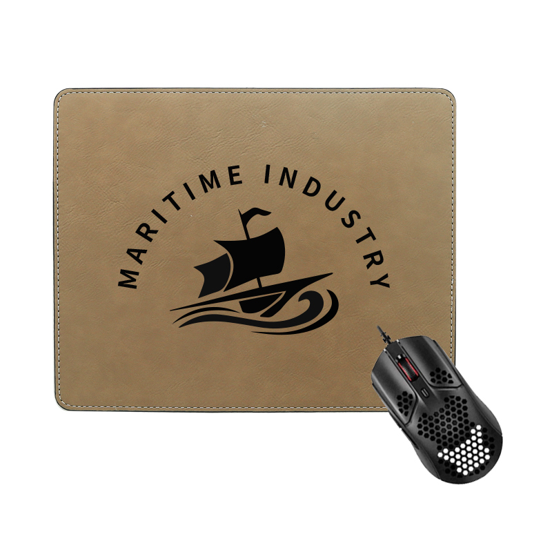 Laserable Leatherette Rectangle Mouse Pad 25*20cm