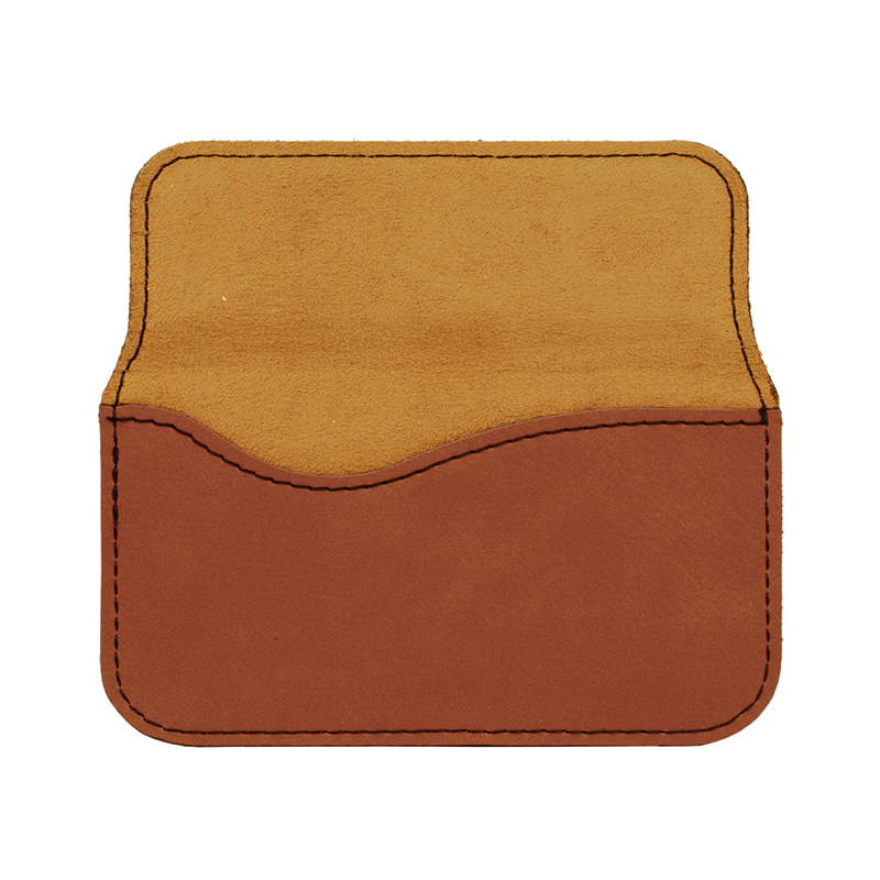 Laserable Leatherette Flexible Business Card Holder