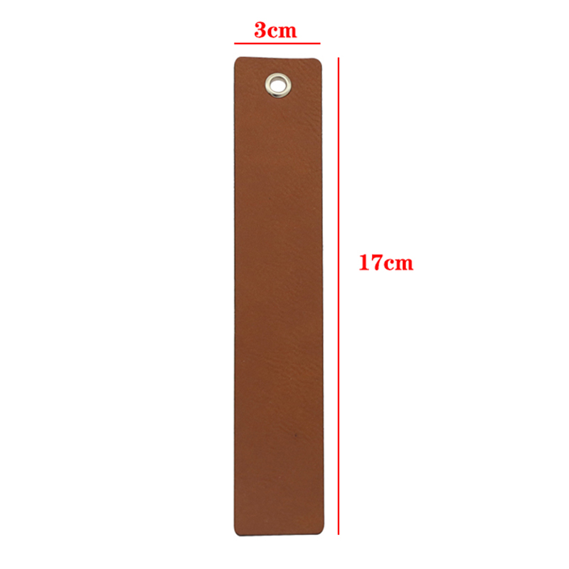 Laserable Leatherette Long Shape Bookmark