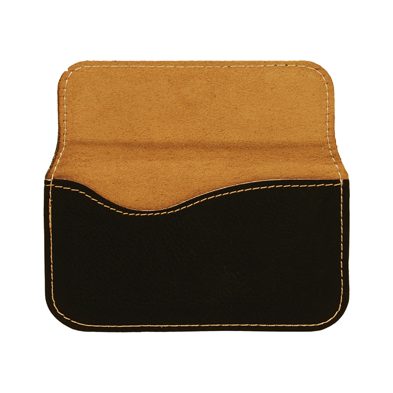 Laserable Leatherette Flexible Business Card Holder