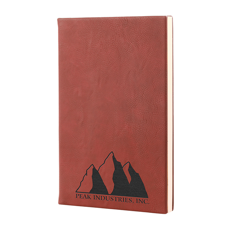 4 1/7' x 5 1/2' Leatherette Journals