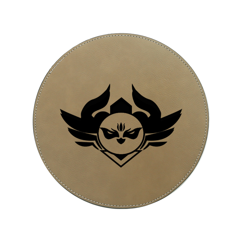 Laserable Leatherette Round Mouse Pad 20*20cm