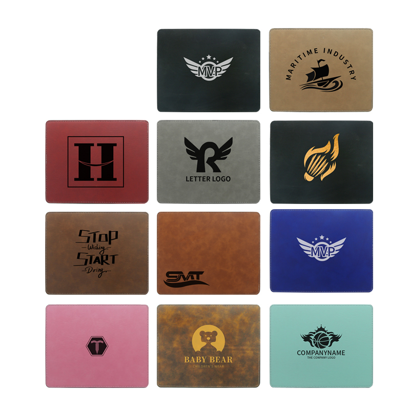 Laserable Leatherette Rectangle Mouse Pad 25*20cm