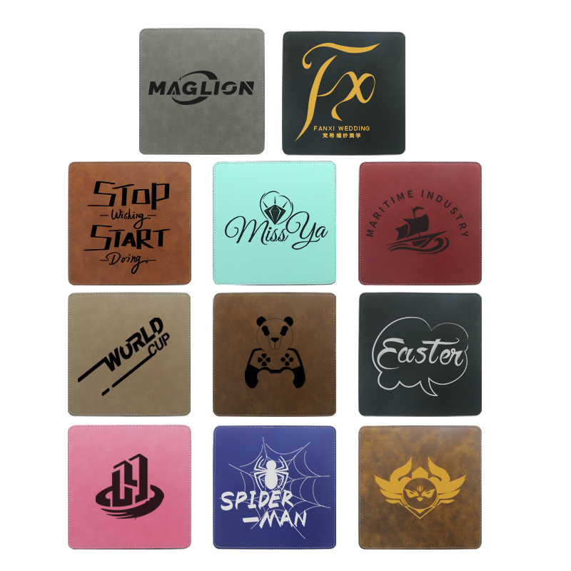 Laserable Leatherette Square Mouse Pad 20*20cm