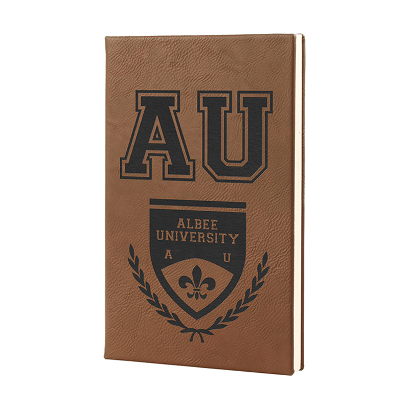 4 1/7' x 5 1/2' Leatherette Journals