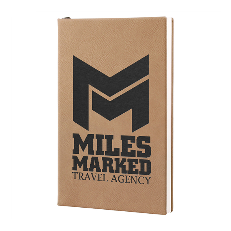 4 1/7' x 5 1/2' Leatherette Journals