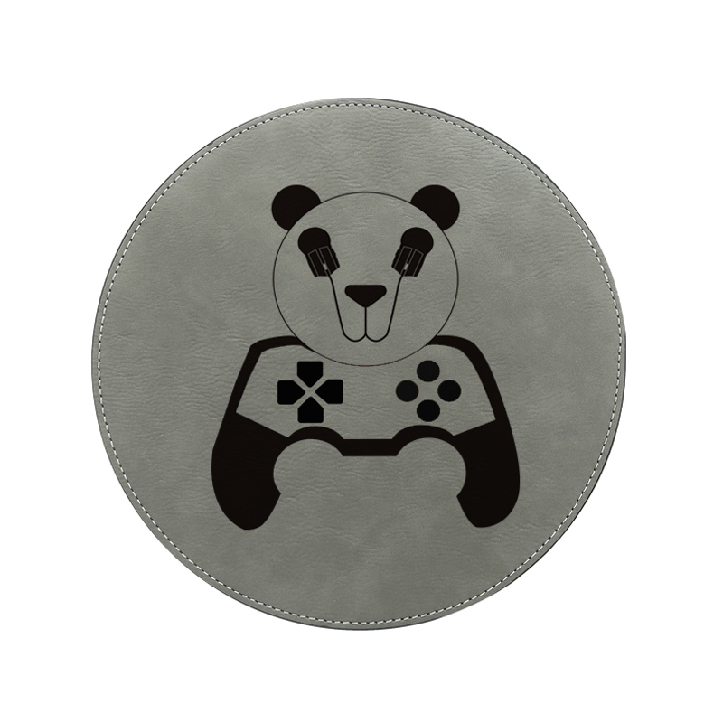 Laserable Leatherette Round Mouse Pad 20*20cm