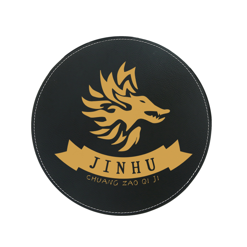 Laserable Leatherette Round Mouse Pad 20*20cm