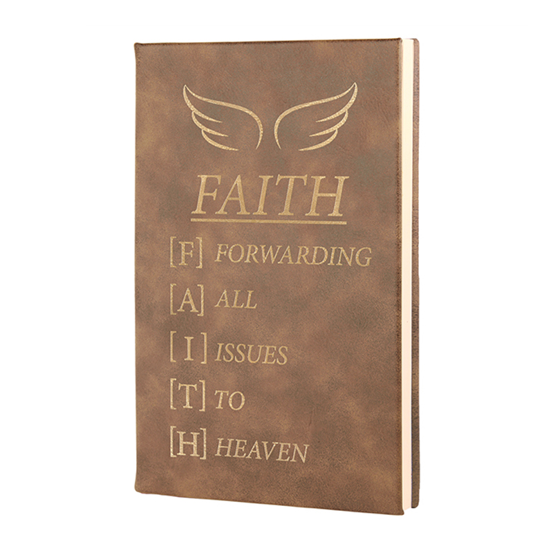 4 1/7' x 5 1/2' Leatherette Journals