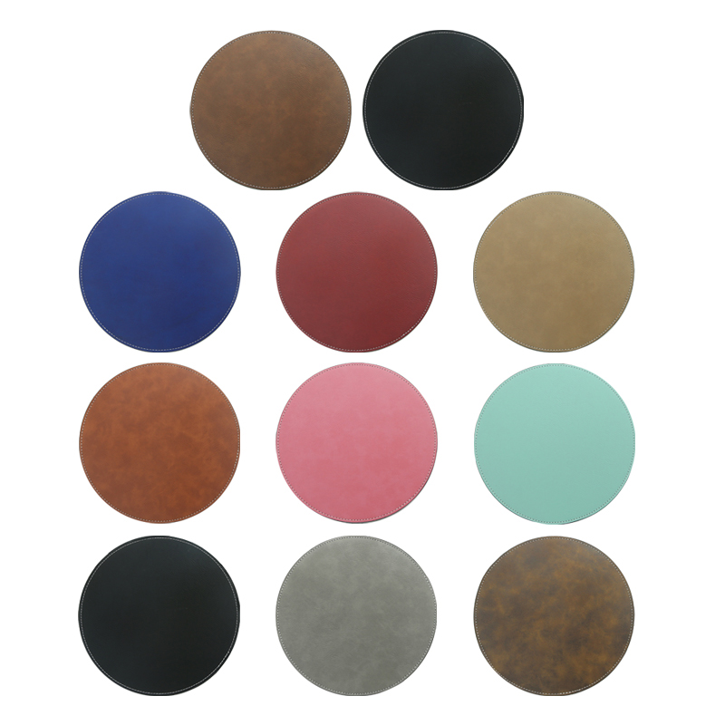 Laserable Leatherette Round Mouse Pad 20*20cm