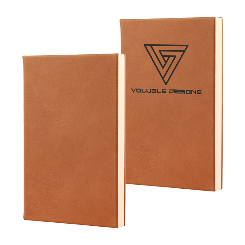 4 1/7' x 5 1/2' Leatherette Journals