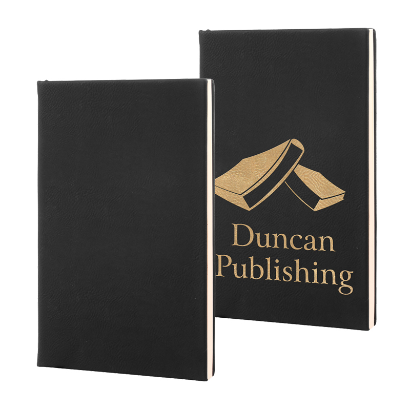 4 1/7' x 5 1/2' Leatherette Journals