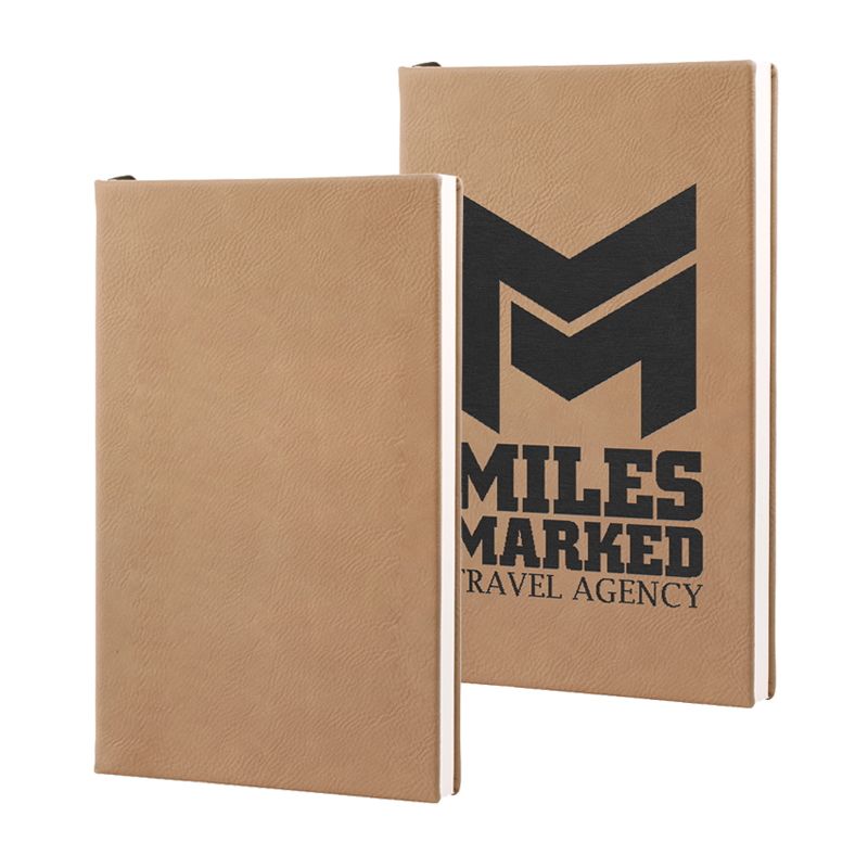 4 1/7' x 5 1/2' Leatherette Journals