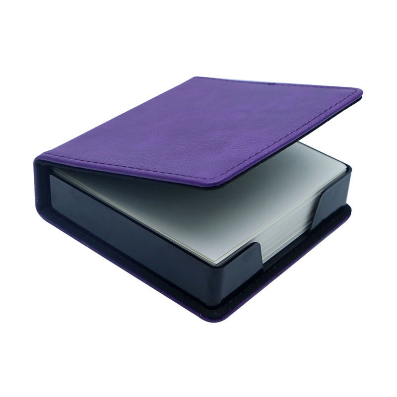 Laserable Leatherette Square Notepad Holder
