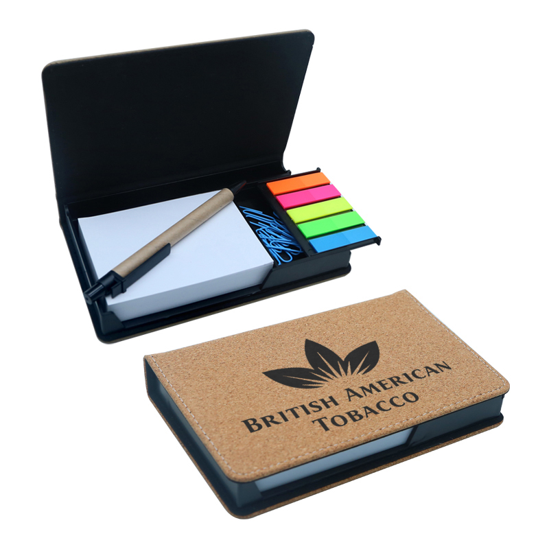 Laserable Leatherette Rectangle Notepad Holder