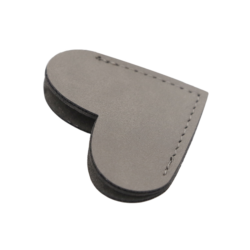 Laserable Leatherette Heart Shape Bookmark