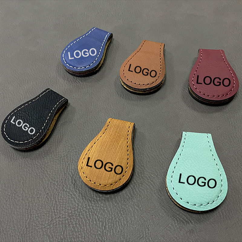 Laserable Leatherette Magnet Bookmark