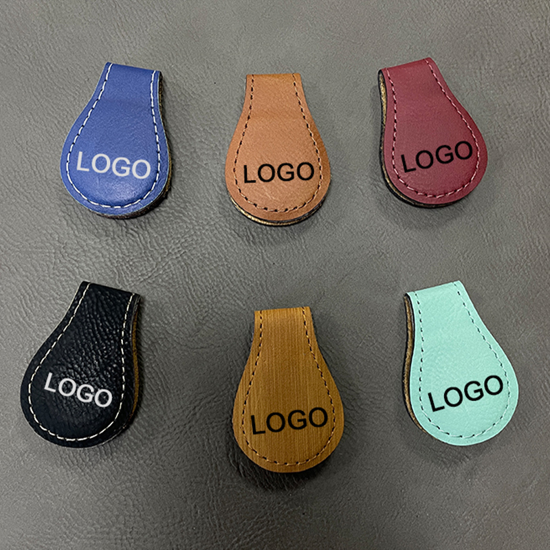 Laserable Leatherette Magnet Bookmark