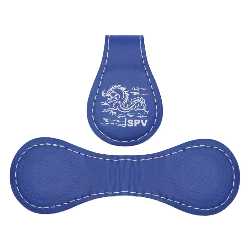 Laserable Leatherette Magnet Bookmark