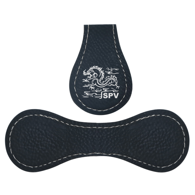 Laserable Leatherette Magnet Bookmark