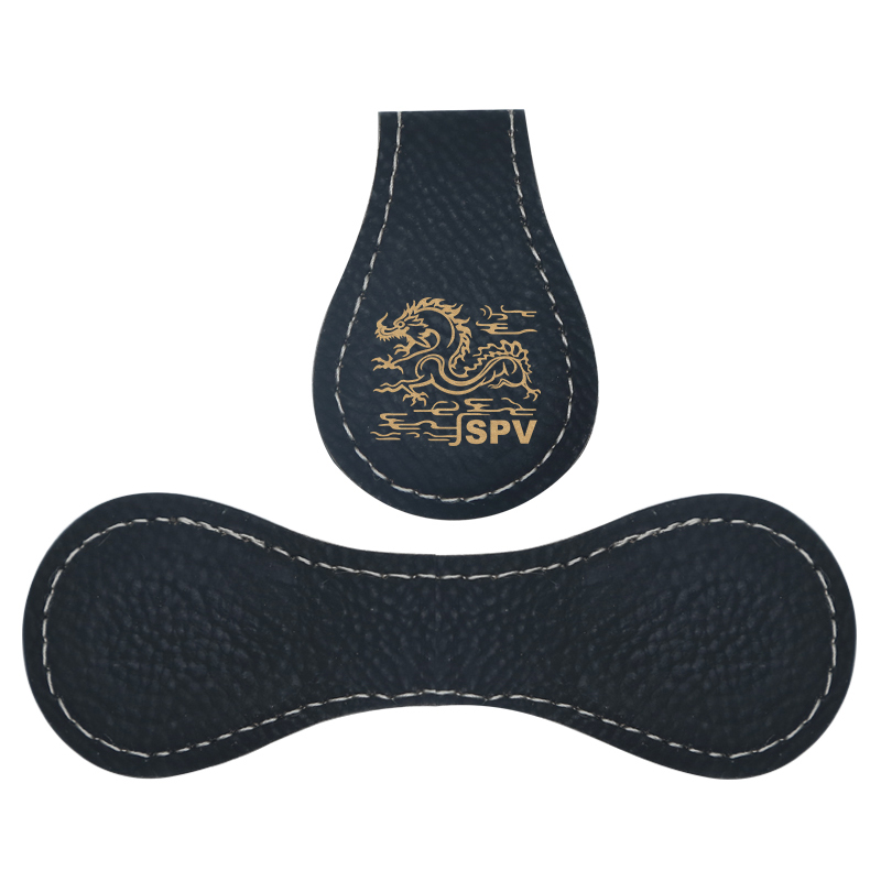 Laserable Leatherette Magnet Bookmark