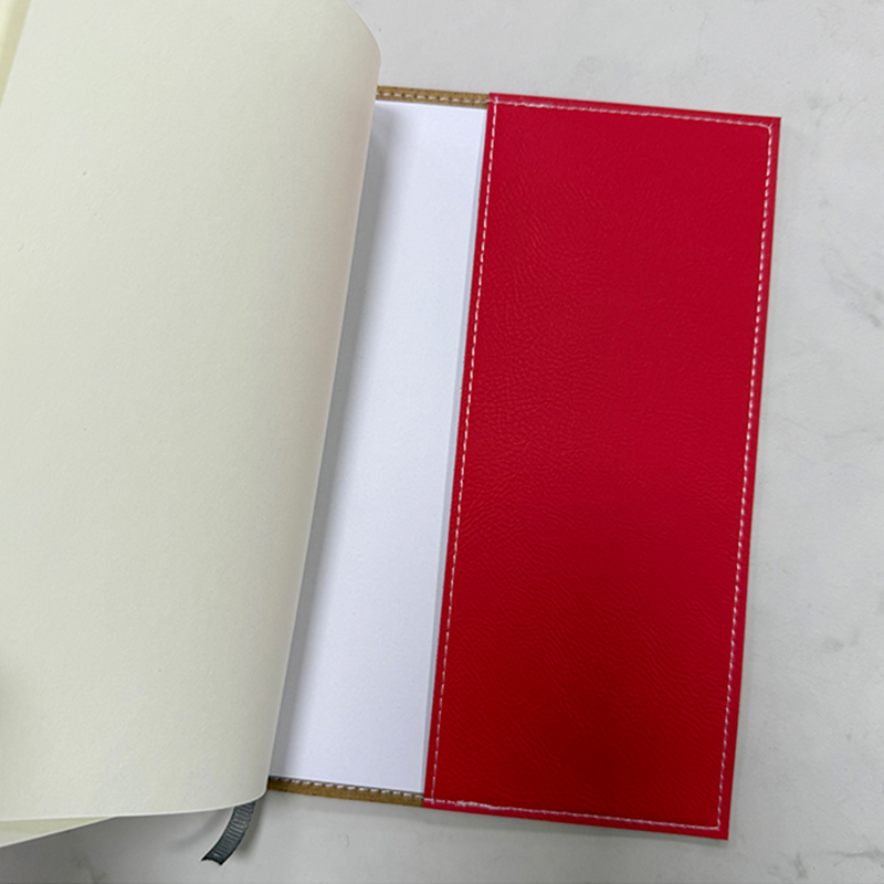 Laserable Leatherette Changeable Notebook