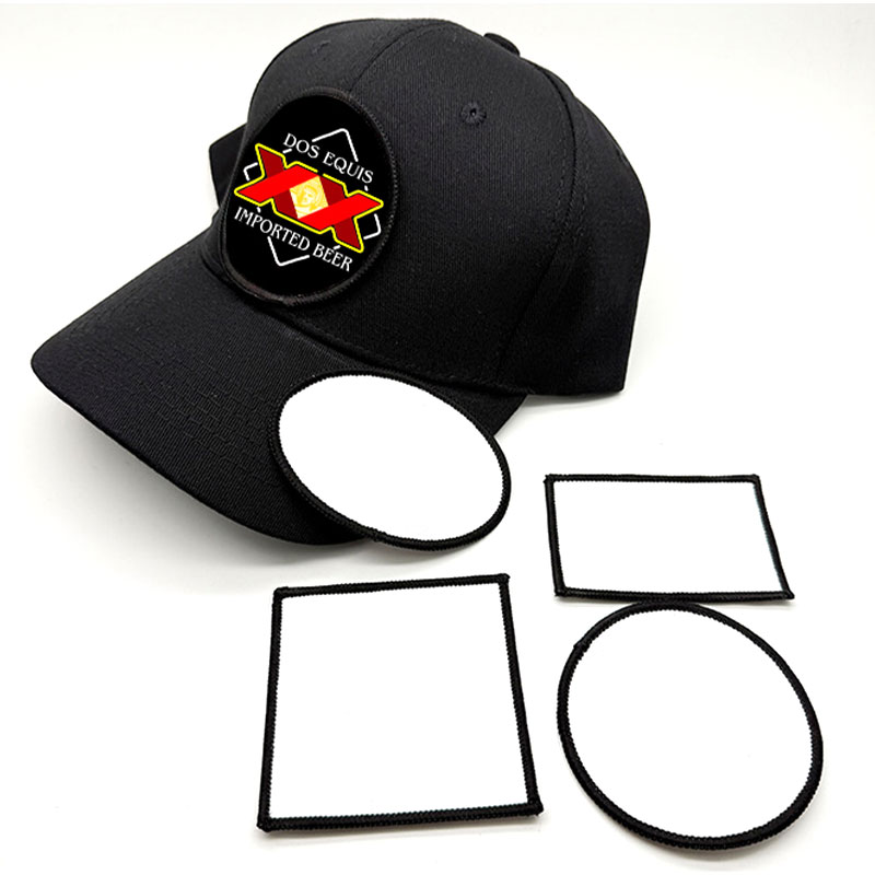 2 1/2' Round Sublimation Fabric Merrow  Patch with Adhesive