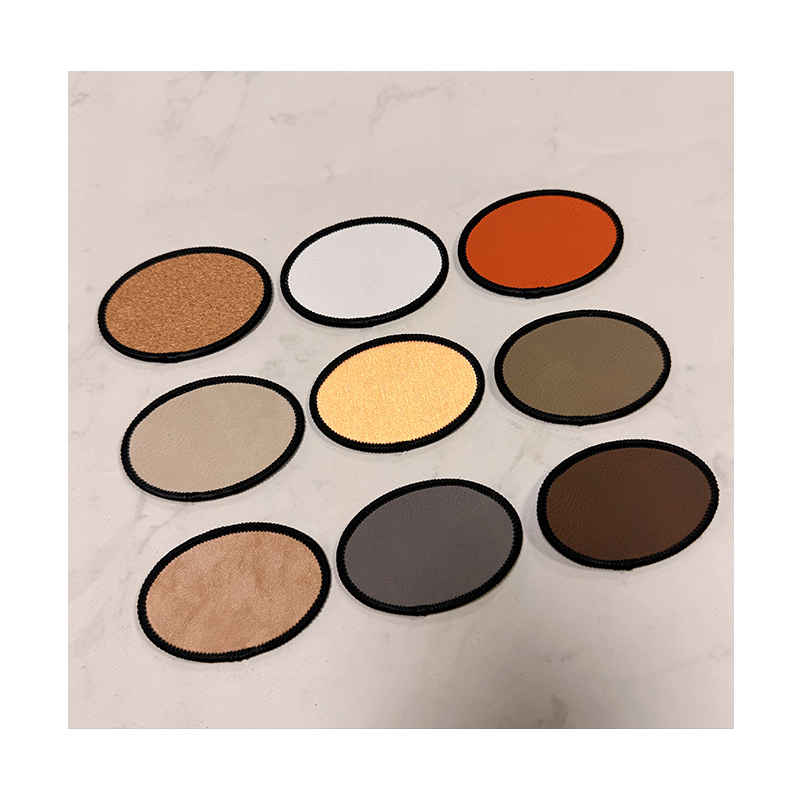 3' x 3' Square Laserable Leatherette Merrow Patch with Adhesive