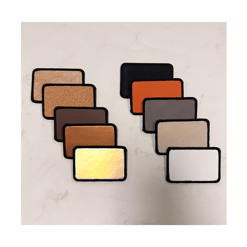 3' x 3' Square Laserable Leatherette Merrow Patch with Adhesive