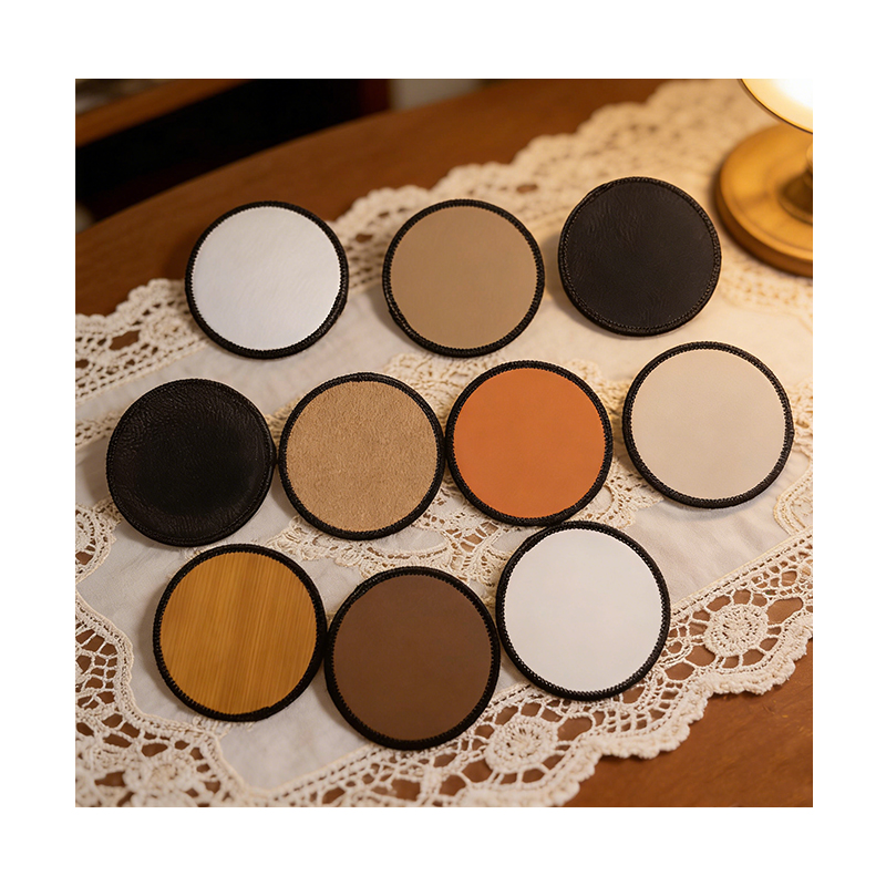 3' x 3' Square Laserable Leatherette Merrow Patch with Adhesive