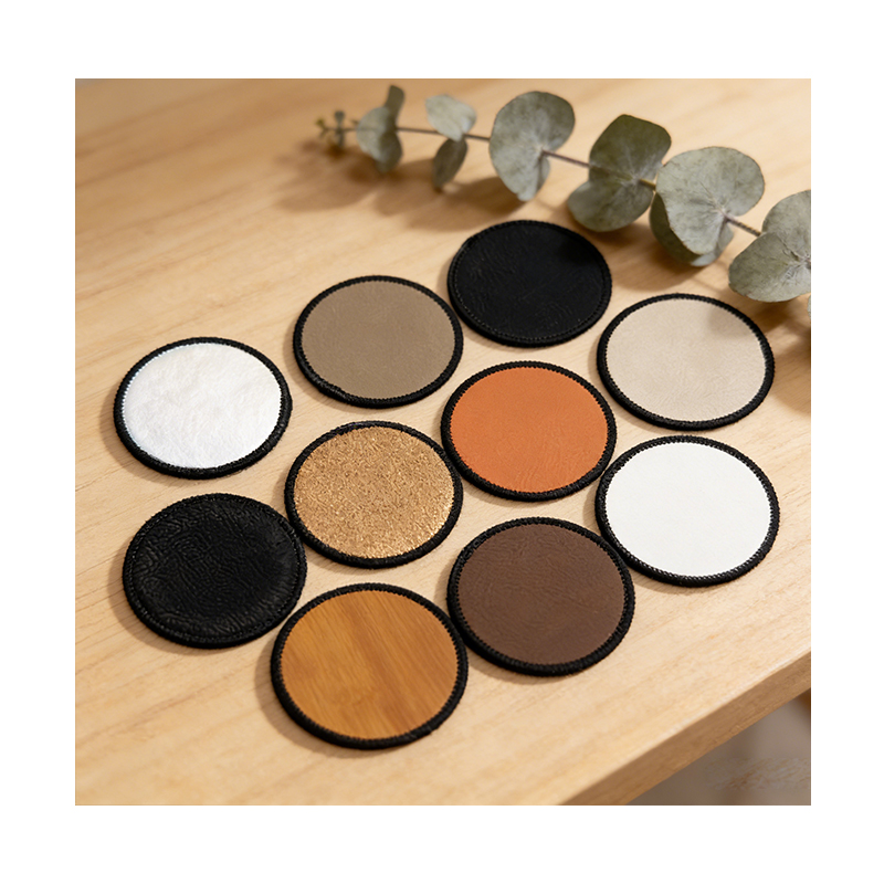 3' x 3' Square Laserable Leatherette Merrow Patch with Adhesive