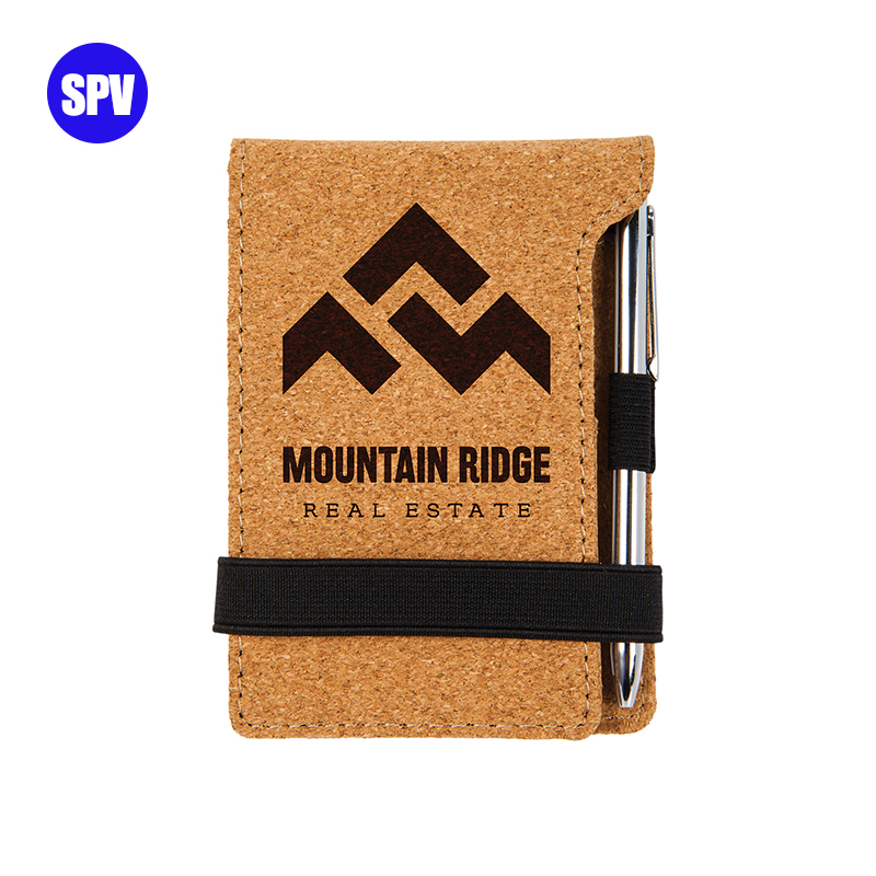 Laserable Leatherette Mini Notepad with Pen Laserable Leatherette Mini Notepad with Pen