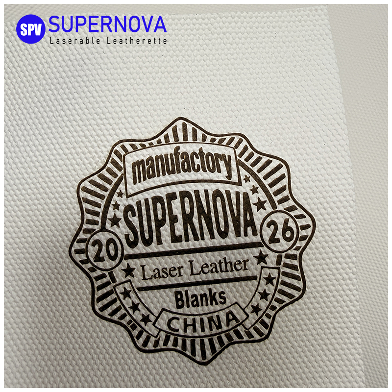 Canvas Pro White laserable leatherette sheets with adhesive/without adhesive