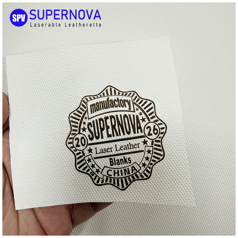 Canvas Pro White laserable leatherette sheets with adhesive/without adhesive