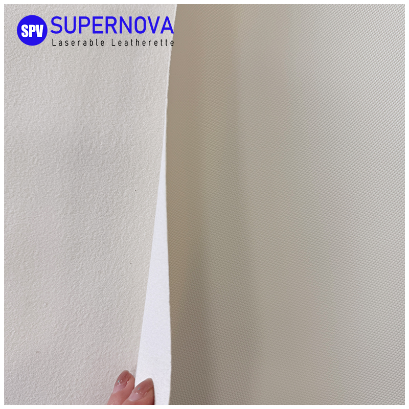 Canvas Pro White laserable leatherette sheets with adhesive/without adhesive