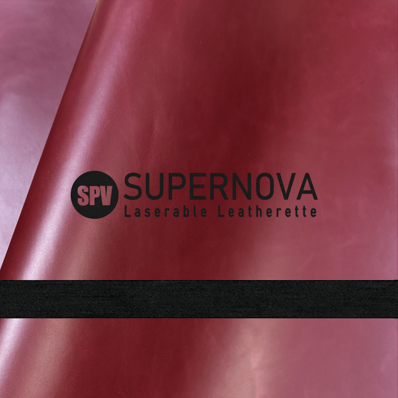 Glossy leatherette sheets with adhesive/without adhesive