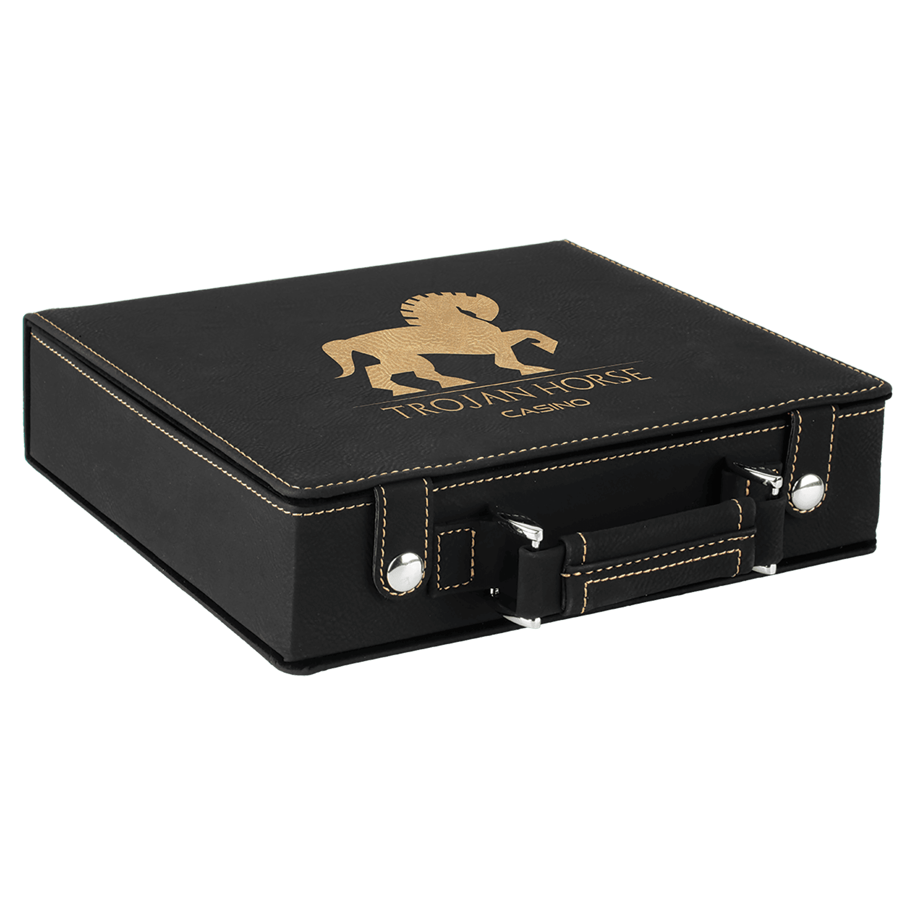 Laserable Leatherette Poker, Card and Dice Sets
