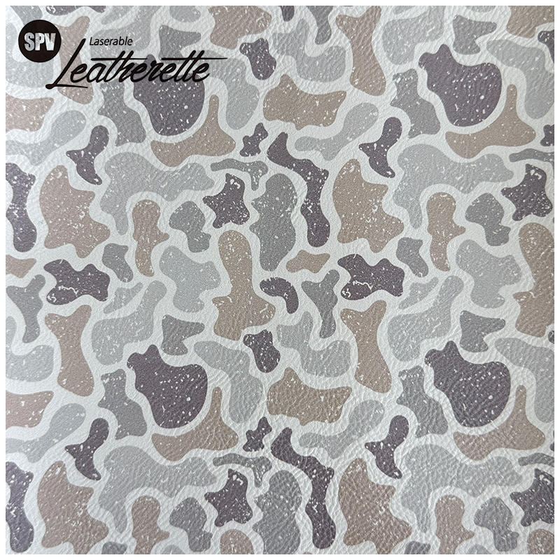 Camouflage Laserable Leatherette Sheet  with adhesive/without adhesive