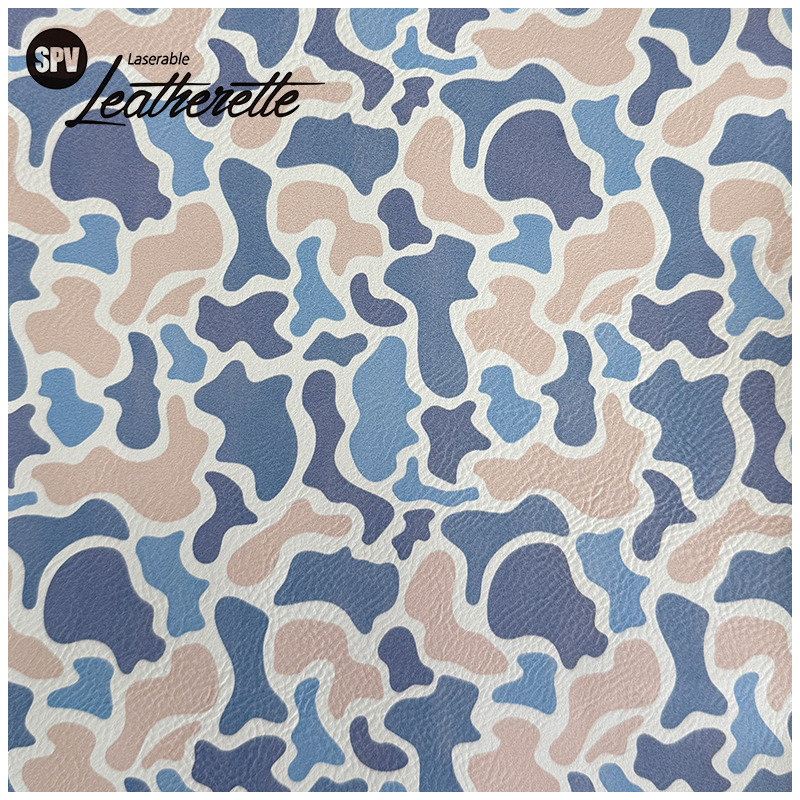 Camouflage Laserable Leatherette Sheet  with adhesive/without adhesive