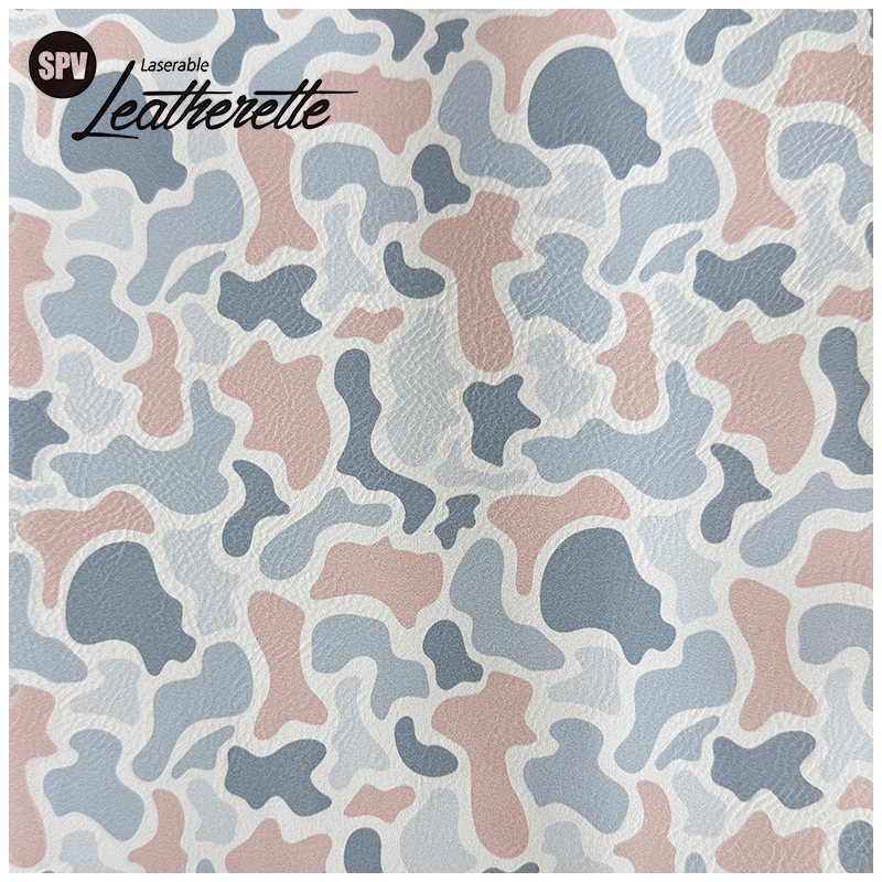 Camouflage Laserable Leatherette Sheet  with adhesive/without adhesive