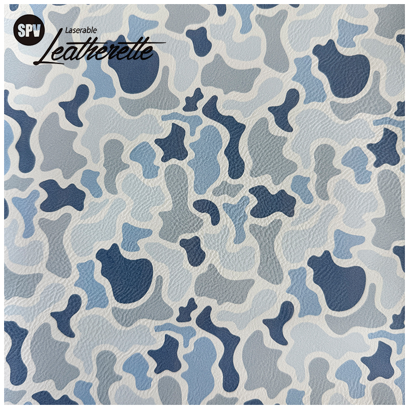 Camouflage Laserable Leatherette Sheet  with adhesive/without adhesive