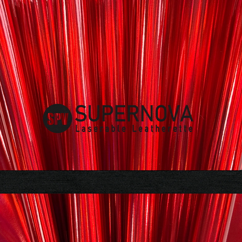 Holographic Laserable Leatherette Sheet  with adhesive/without adhesive